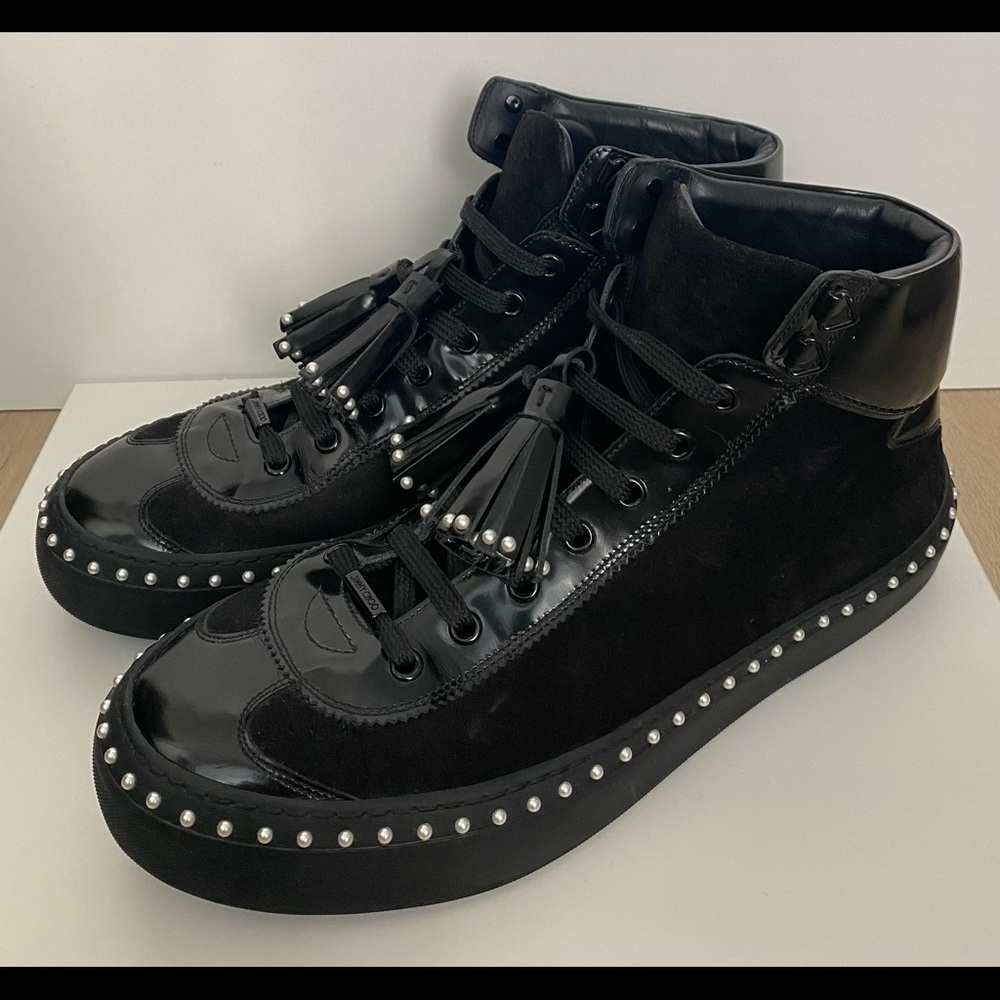 Jimmy Choo Mens Argyle Sneakers